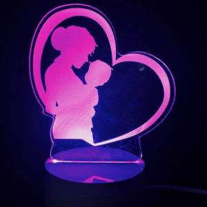 3D亞克力LED創(chuàng)意臺燈